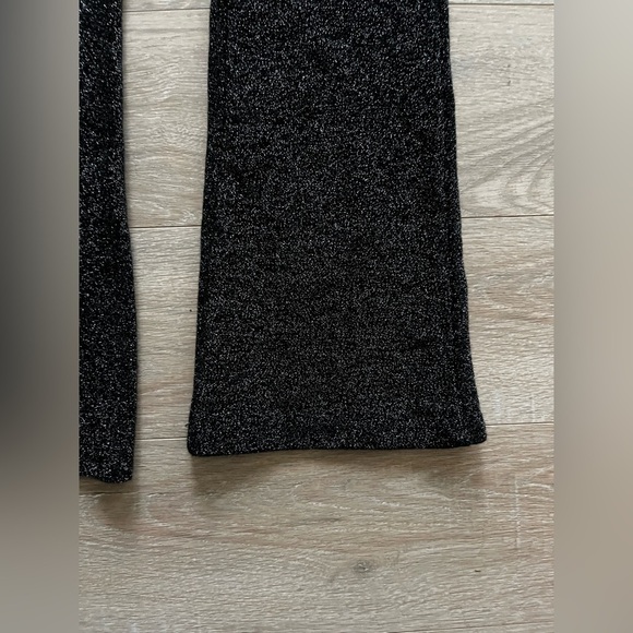 Urban Outfitters Women’s High-Rise Glitter Flare Trousers - Size Small - Picture 4 of 8